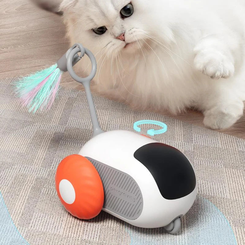 Automatic Self-moving Interactive Cat Toy-Keeps Your Pets Healthy and Active