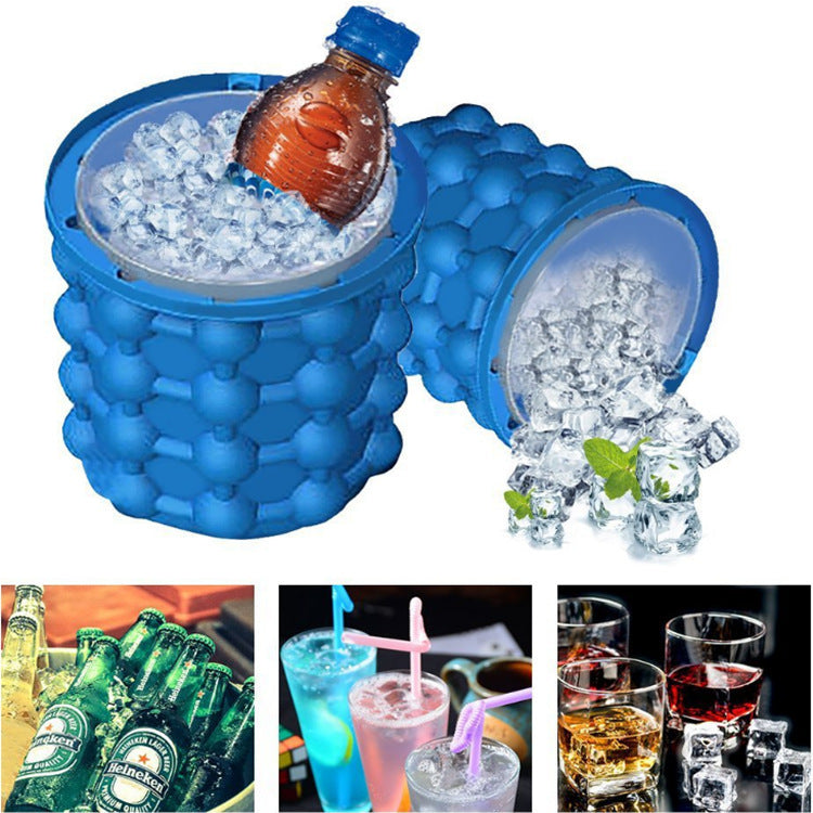 Portable Quick-Freeze Ice Bucket