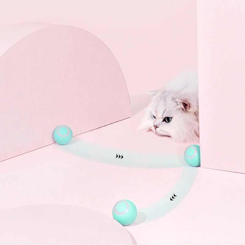 Automatic Self-moving Interactive Cat Toy-Keeps Your Pets Healthy and Active