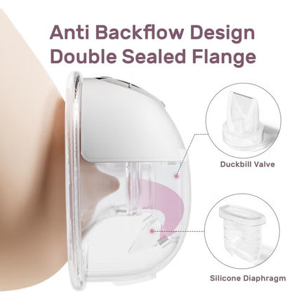 Wearable Hands-free wireless breast pump