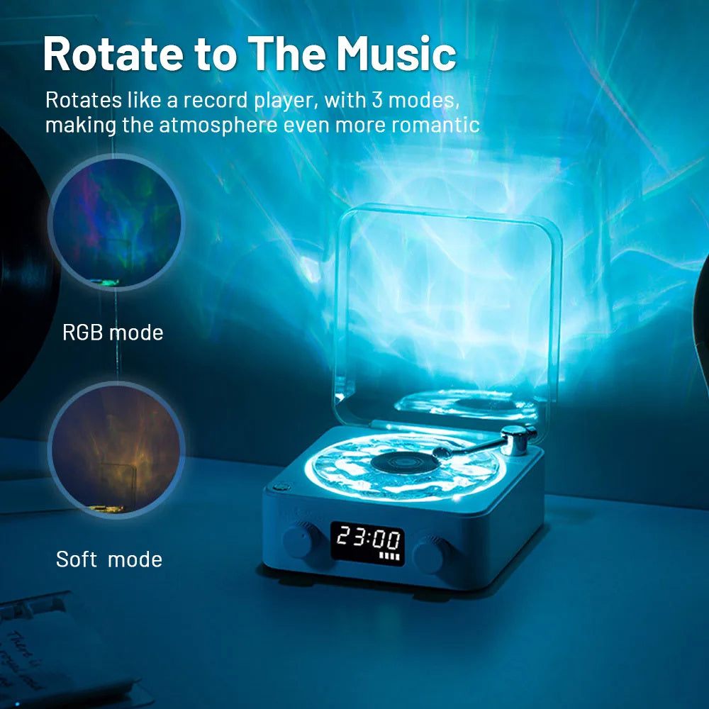 Retro Bluetooth Turntable Music Player