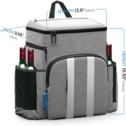 Large Capacity Refrigerated Backpack Picnic Insulation