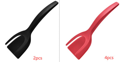 2 IN 1 Flip and Grip Kitchen Tongs