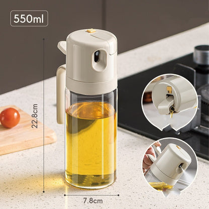 2 IN 1 Pour and Spray Oil Bottle