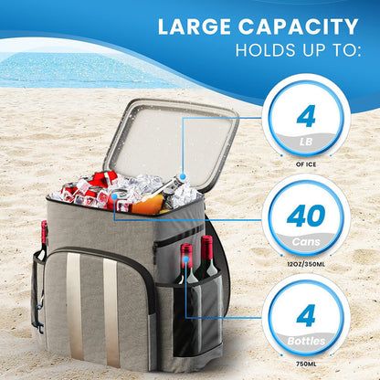 Large Capacity Refrigerated Backpack Picnic Insulation